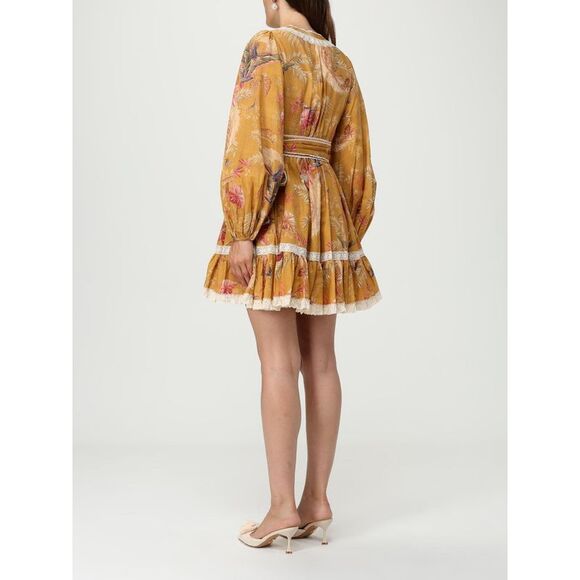 Zimmermann Dress Woman Mustard - Picture 2 of 4
